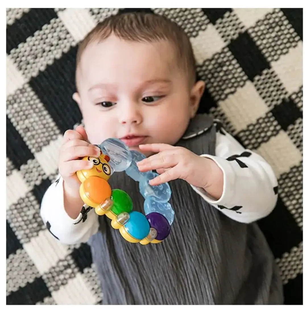 Baby Einstein Rups Bijtring Rammelaar - Multicolor