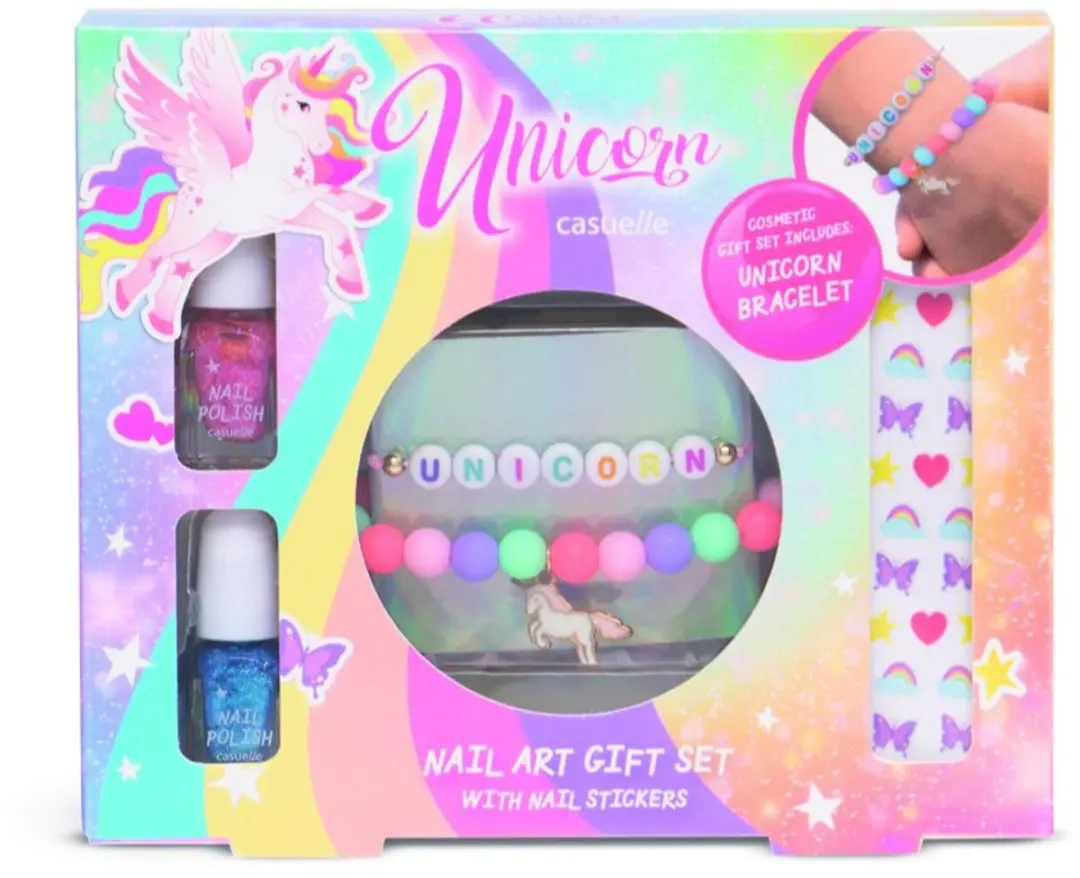 Treffina Unicorn Nagelart Set - Multicolor - 6ml