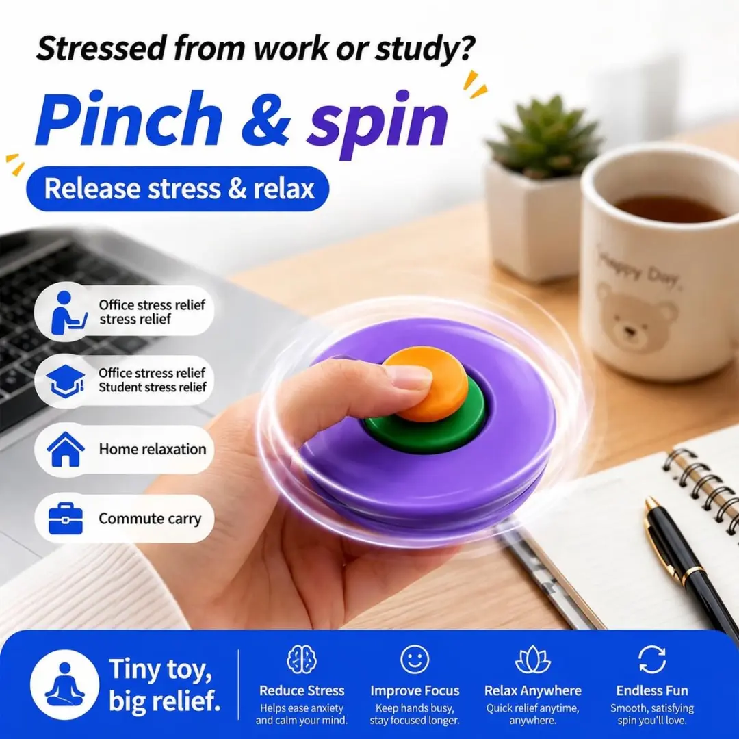 ECTEATOY Stressbal Paars