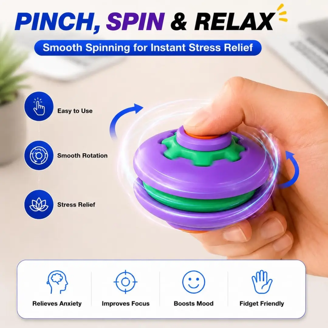 ECTEATOY Stressbal Paars