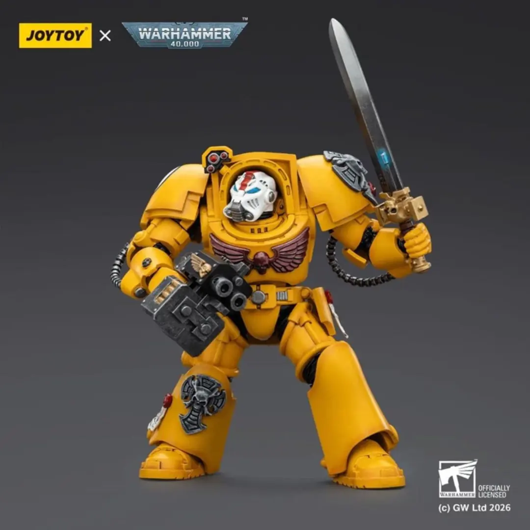 Joy Toy Warhammer 40K Imperial Fists Terminator 14cm - JT03158 - Multi