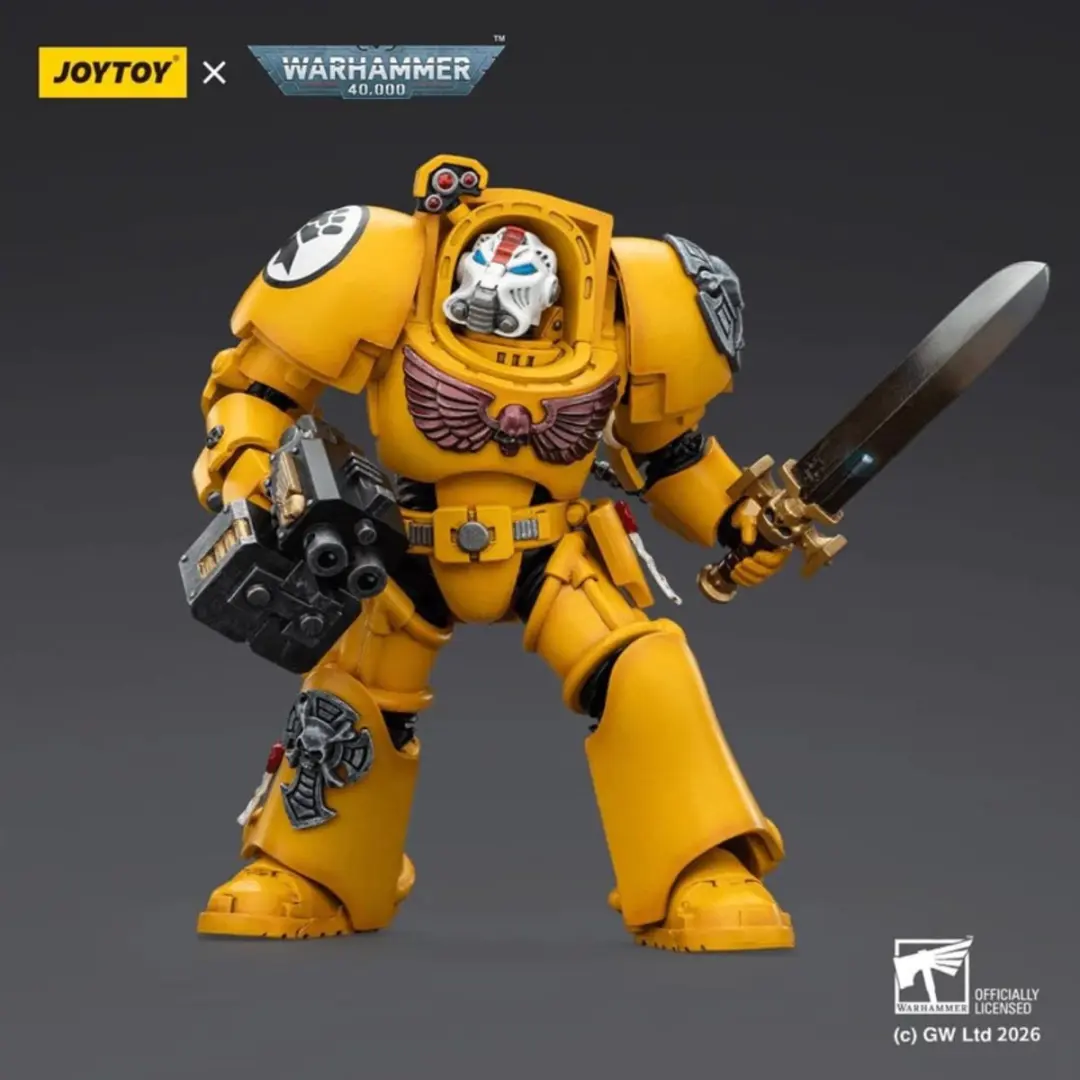 Joy Toy Warhammer 40K Imperial Fists Terminator 14cm - JT03158 - Multi