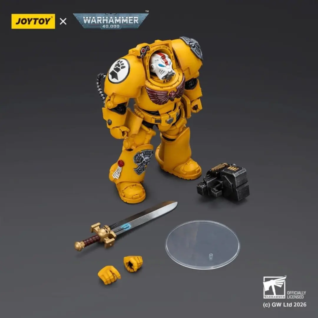 Joy Toy Warhammer 40K Imperial Fists Terminator 14cm - JT03158 - Multi