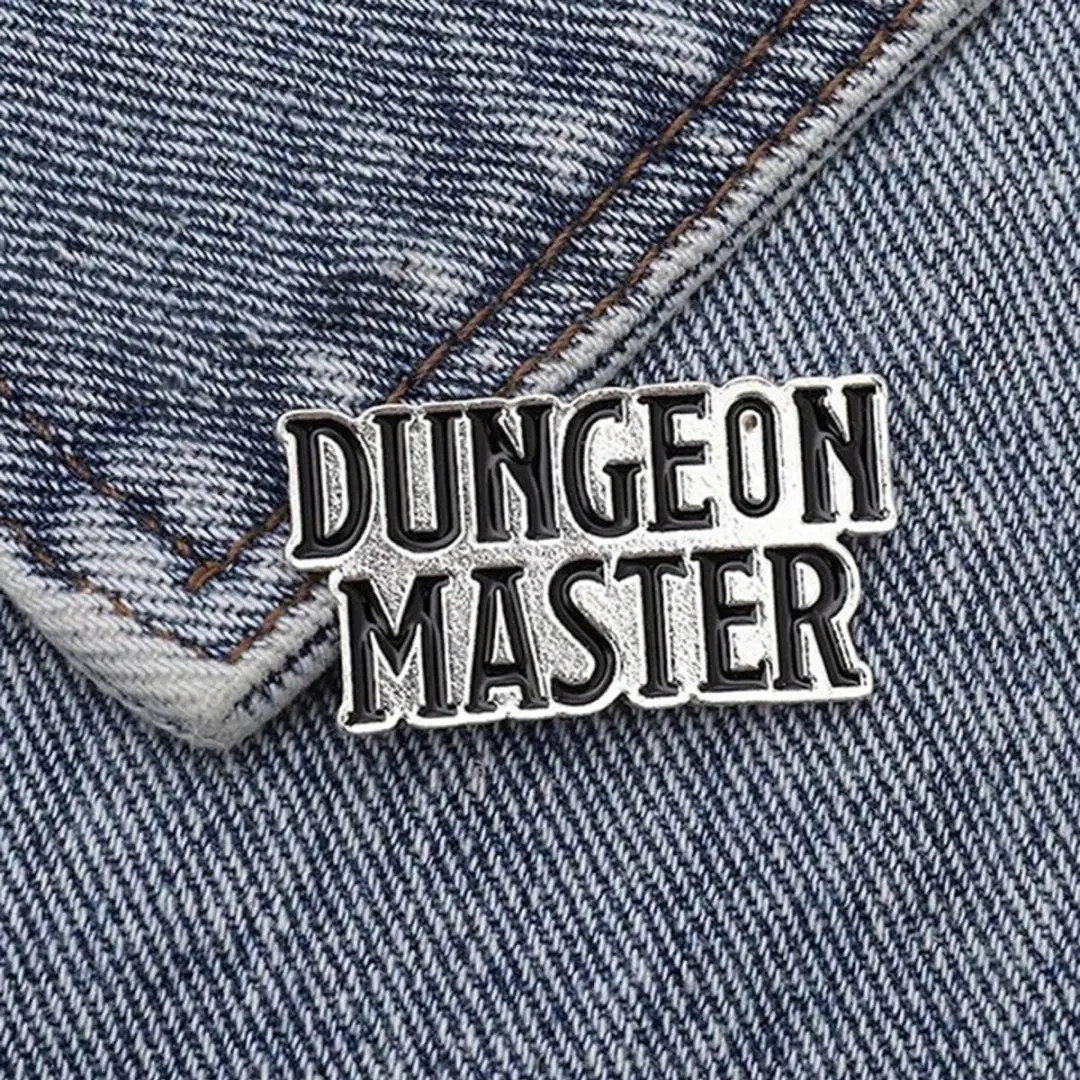 Lapi Toys Dungeon Master Pin D&D - Metaal - Zilverkleurig/Zwart