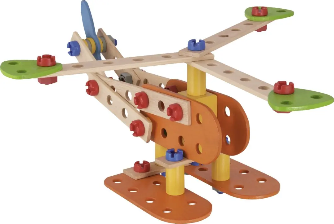 Heros Constructor Dubbeldekker Vliegtuig 4-in-1 - 90 Stuks