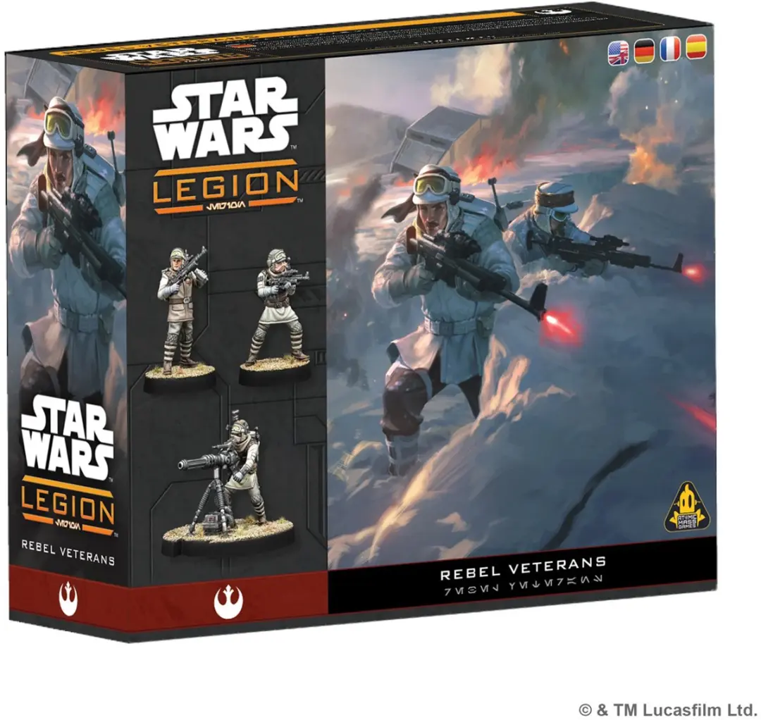 Atomic Mass Games Star Wars Legion Rebel Veterans Miniatuurspel