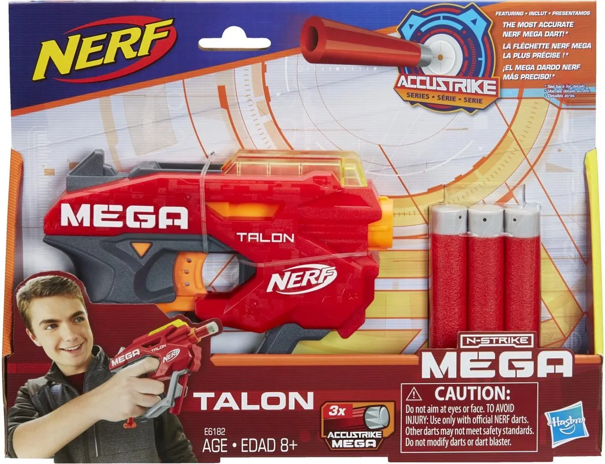 Nerf N-Strike Mega Talon E6182 - Rood