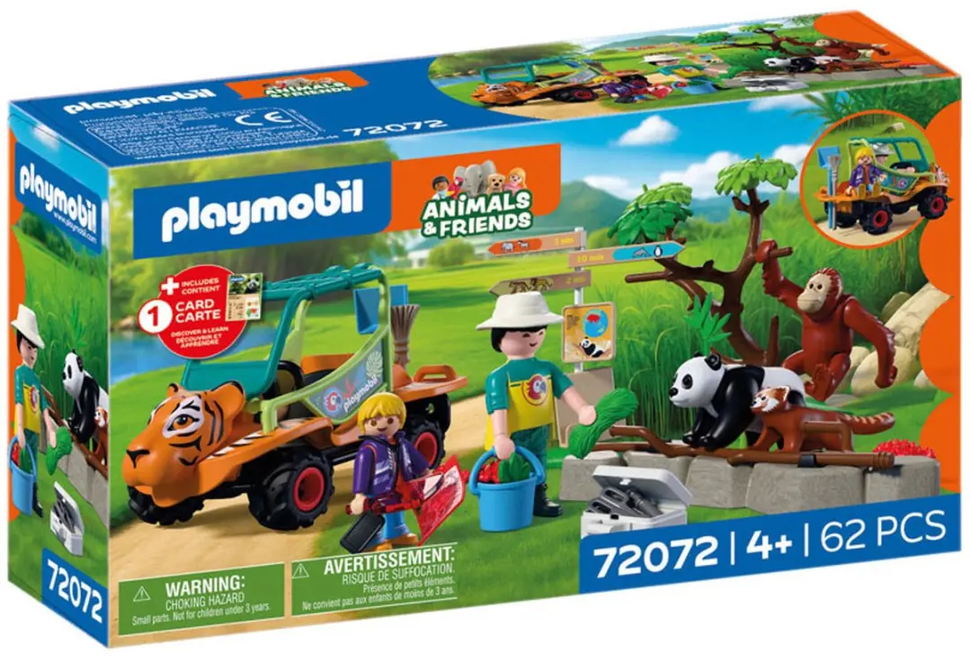 Playmobil 72072 Zooverzorger Speelset - 62 Delen - afbeelding 3 van 6