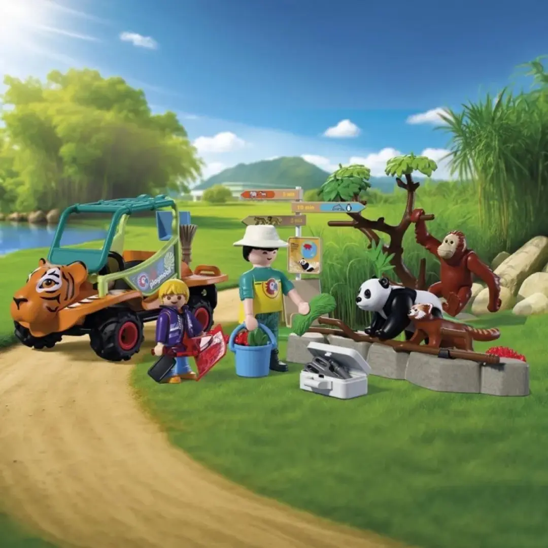 Playmobil 72072 Zooverzorger Speelset - 62 Delen - afbeelding 2 van 6