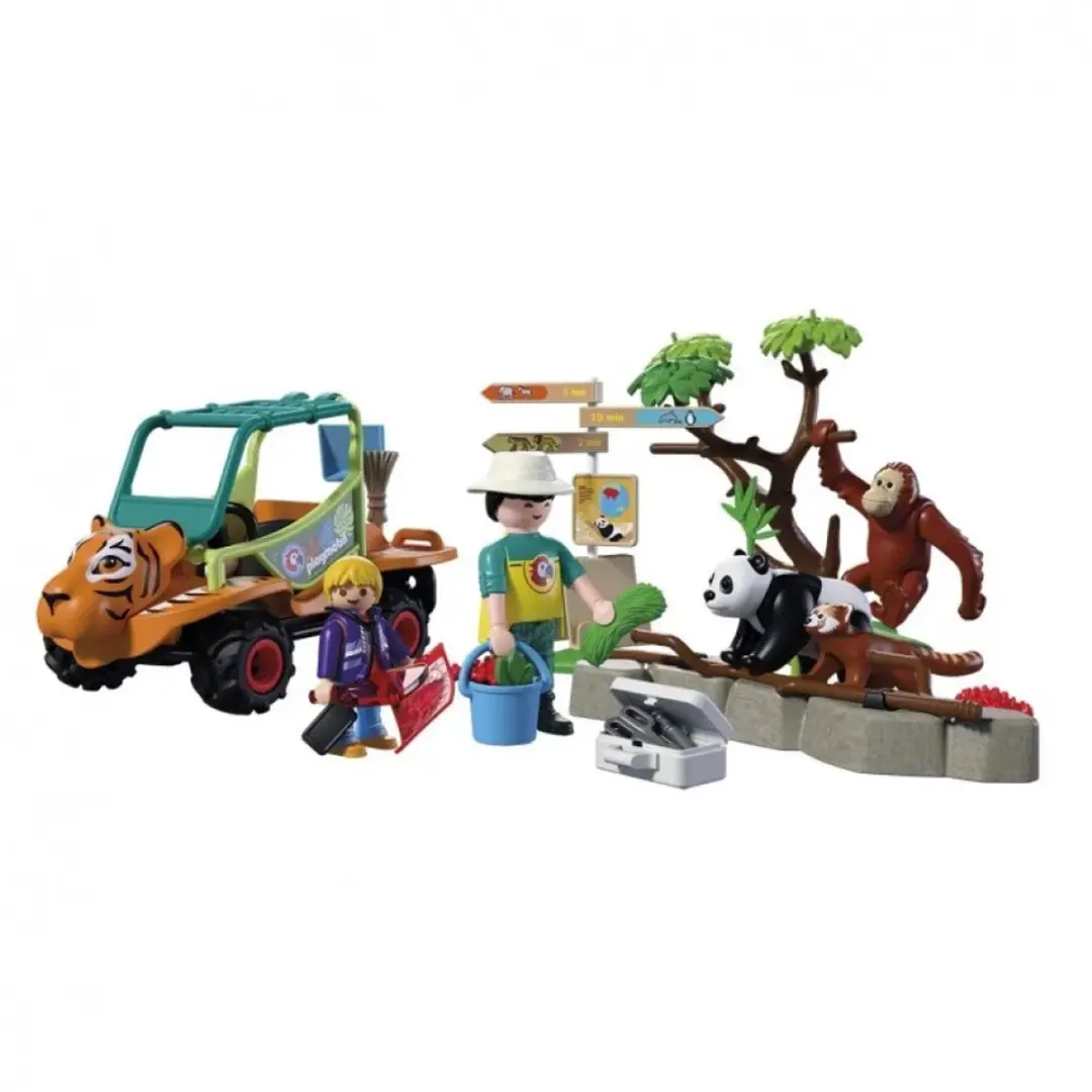 Playmobil 72072 Zooverzorger Speelset - 62 Delen - afbeelding 6 van 6