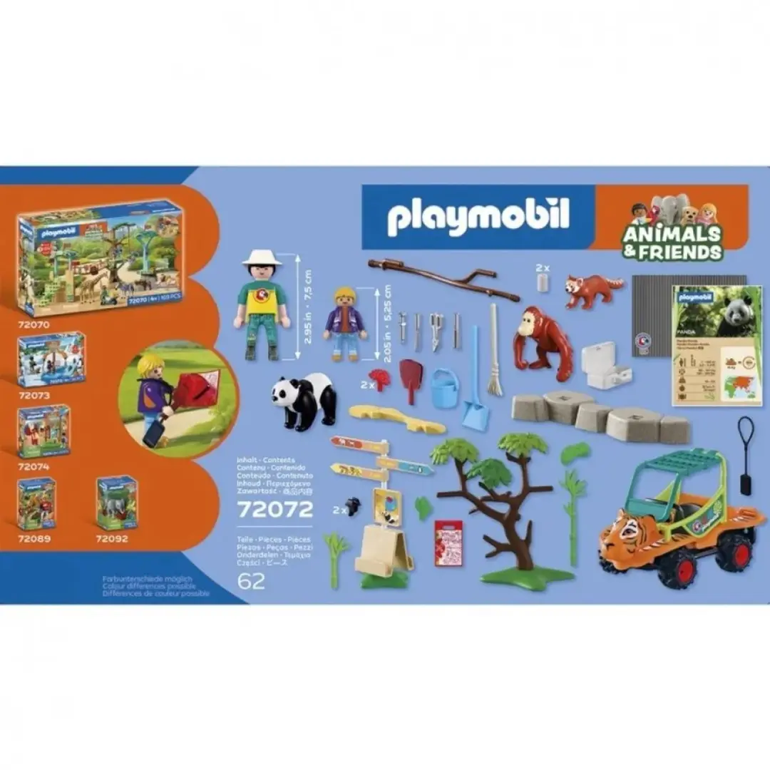 Playmobil 72072 Zooverzorger Speelset - 62 Delen - afbeelding 4 van 6