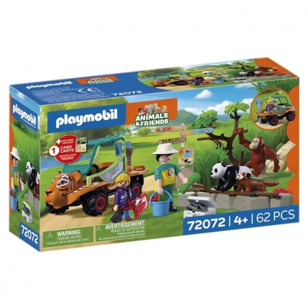 Playmobil 72072 Zooverzorger Speelset - 62 Delen - afbeelding 5 van 6