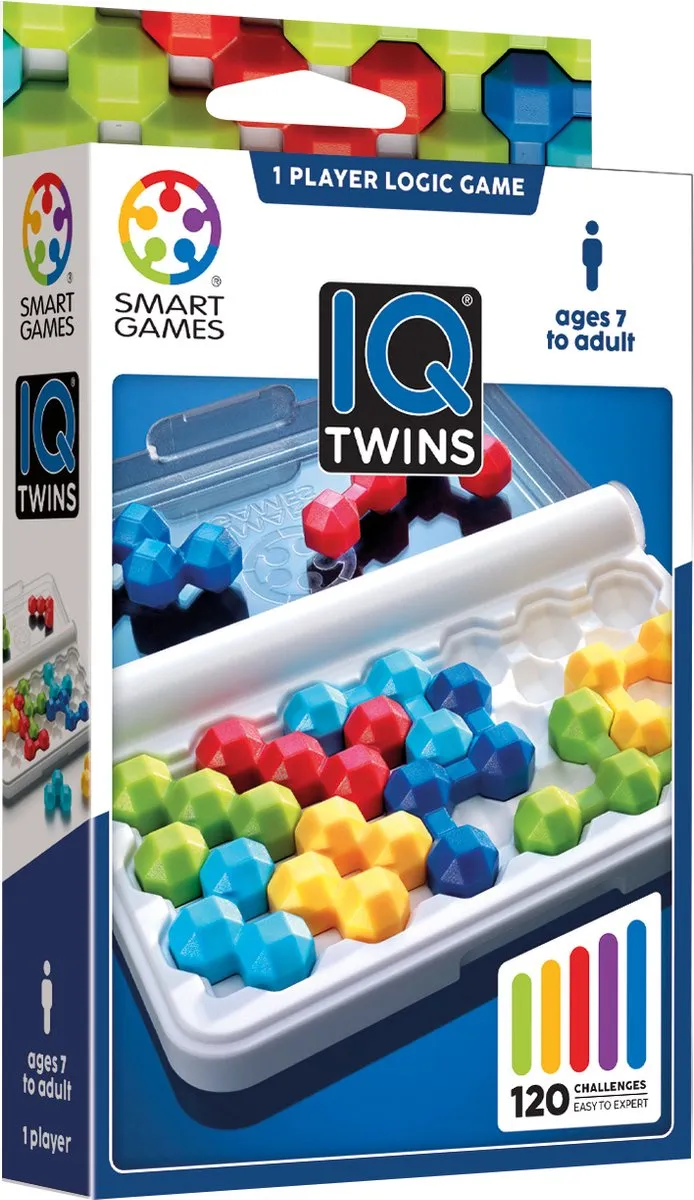 SmartGames IQ Twins SG 306 - 120 Opdrachten
