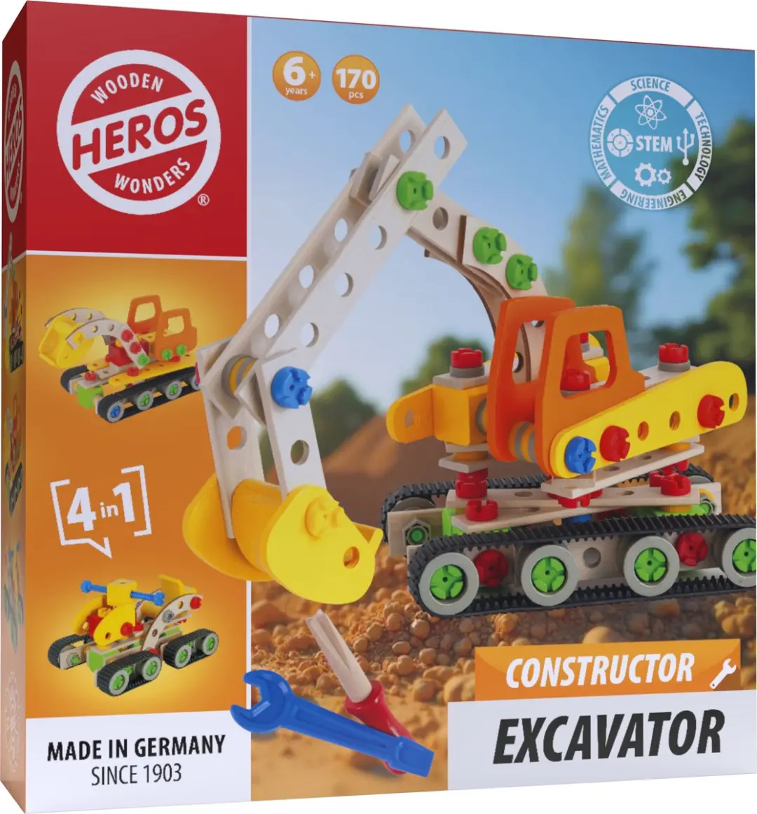 Heros Constructor Graafmachine 4-in-1