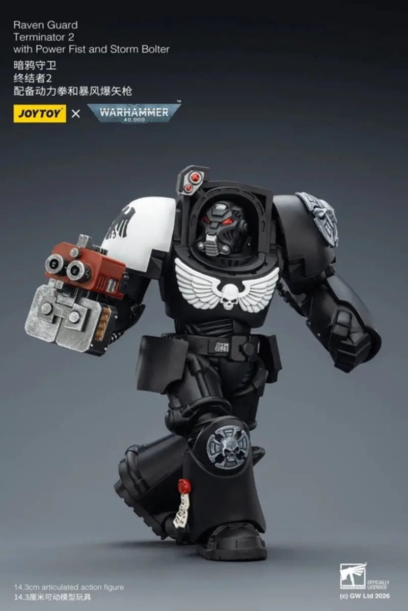 Joy Toy Warhammer 40K Raven Guard Terminator 2 JT03257 - Multi - afbeelding 6 van 6