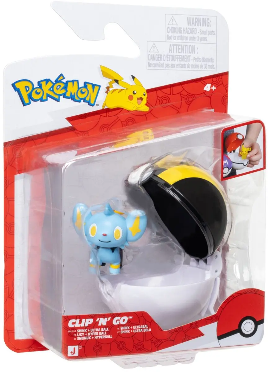Pokémon Clip 'N' Go Shinx Ultra Ball - PKW4607