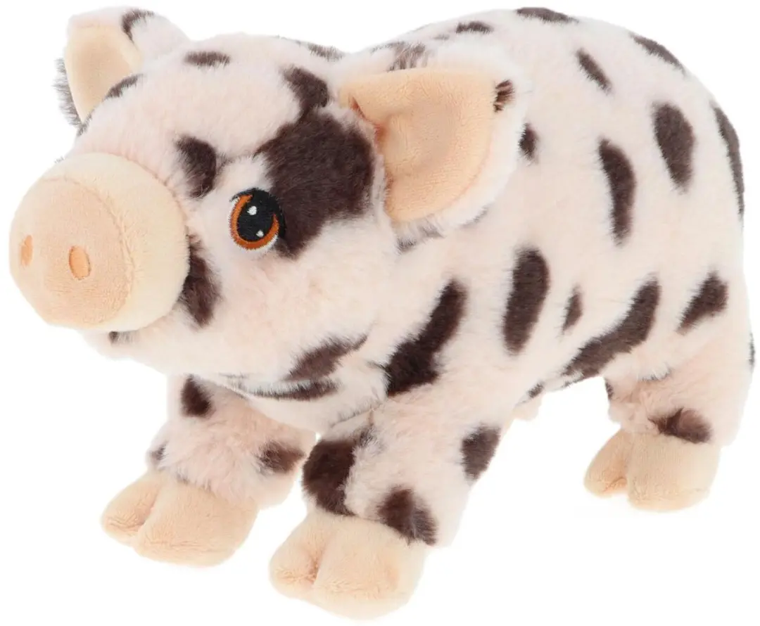 Keel Toys Pluche Varken Knuffel - Roze Gevlekt - 28cm