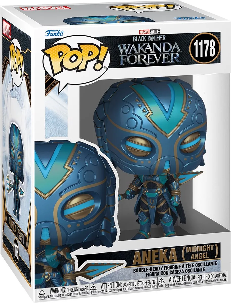 Funko Marvel Black Panther Aneka Midnight Angel - 9cm
