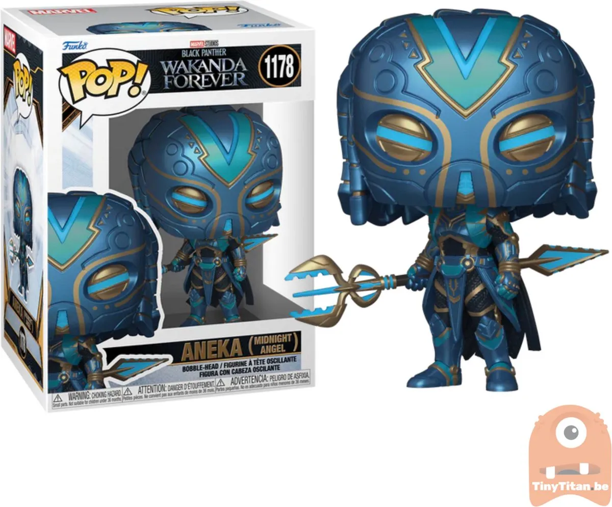 Funko Marvel Black Panther Aneka Midnight Angel - 9cm