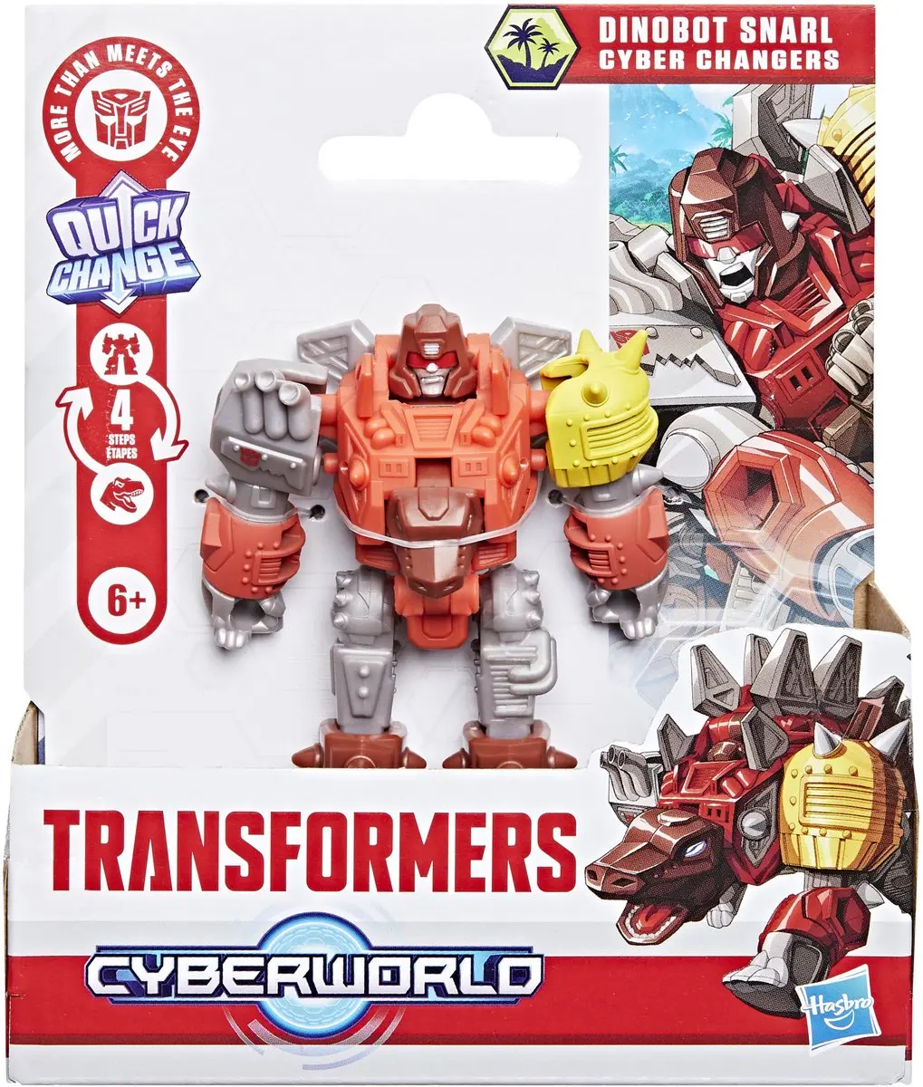 Transformers CYBERWORLD Dinobot Snarl Actiefiguur G1042