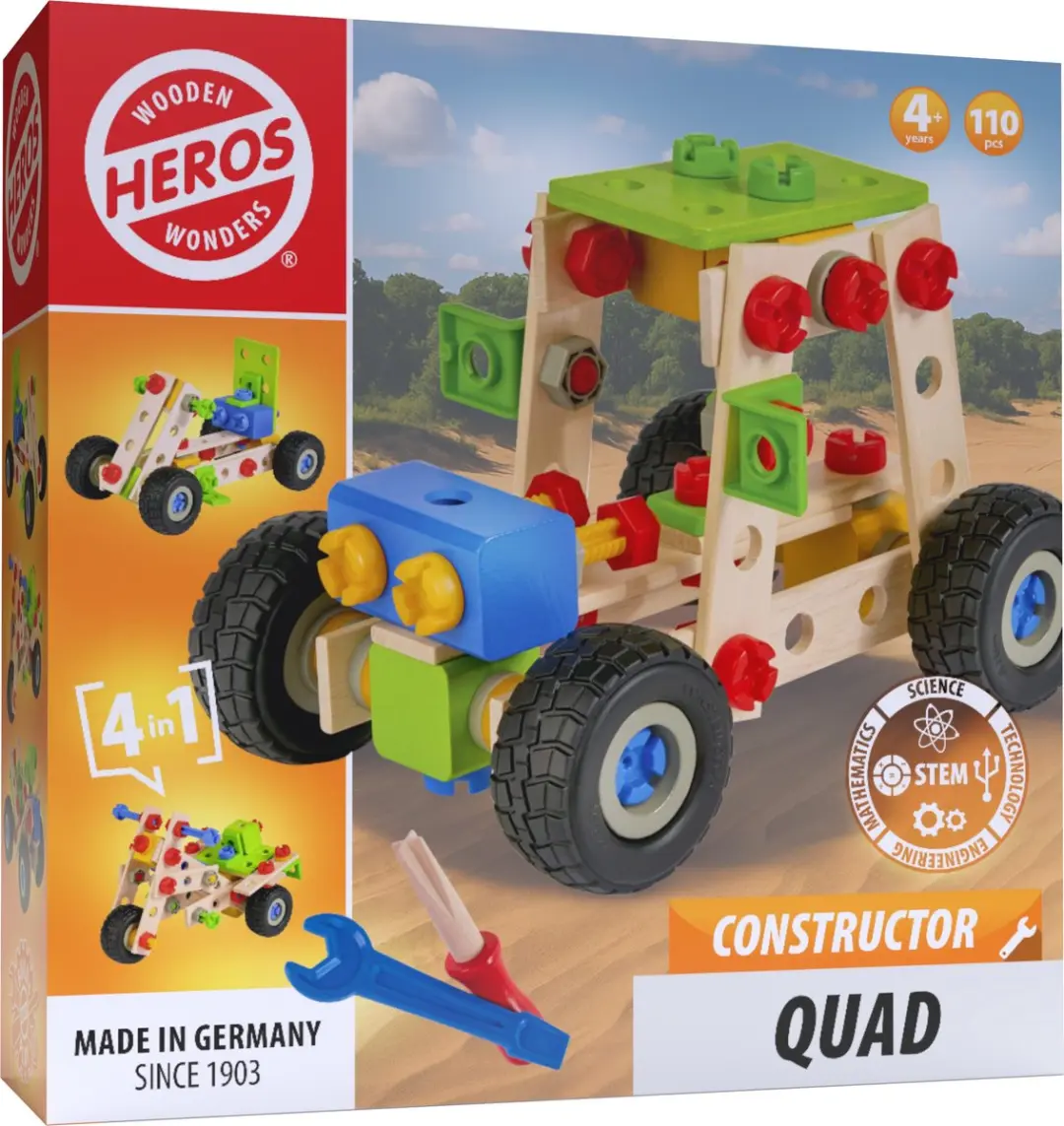Heros Constructor Quad 4-in-1 Bouwset 110 Stuks