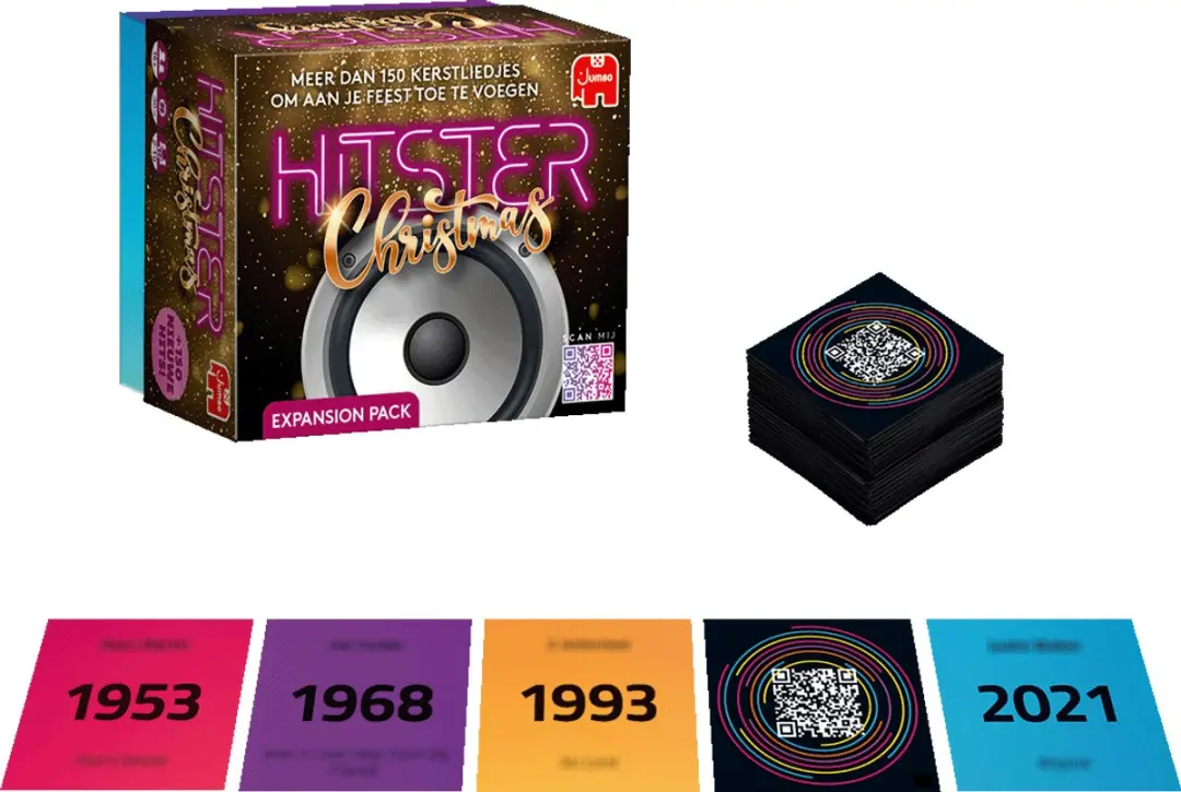 Hitster Christmas Uitbreidingsset - Partyspel Muziekspel 16+ - MPN 1110100569