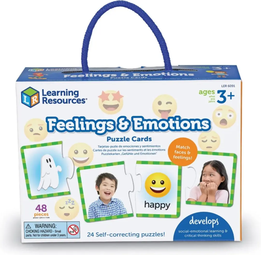 Learning Resources Puzzelkaarten Gevoelens & Emoties - 4+ - afbeelding 5 van 6