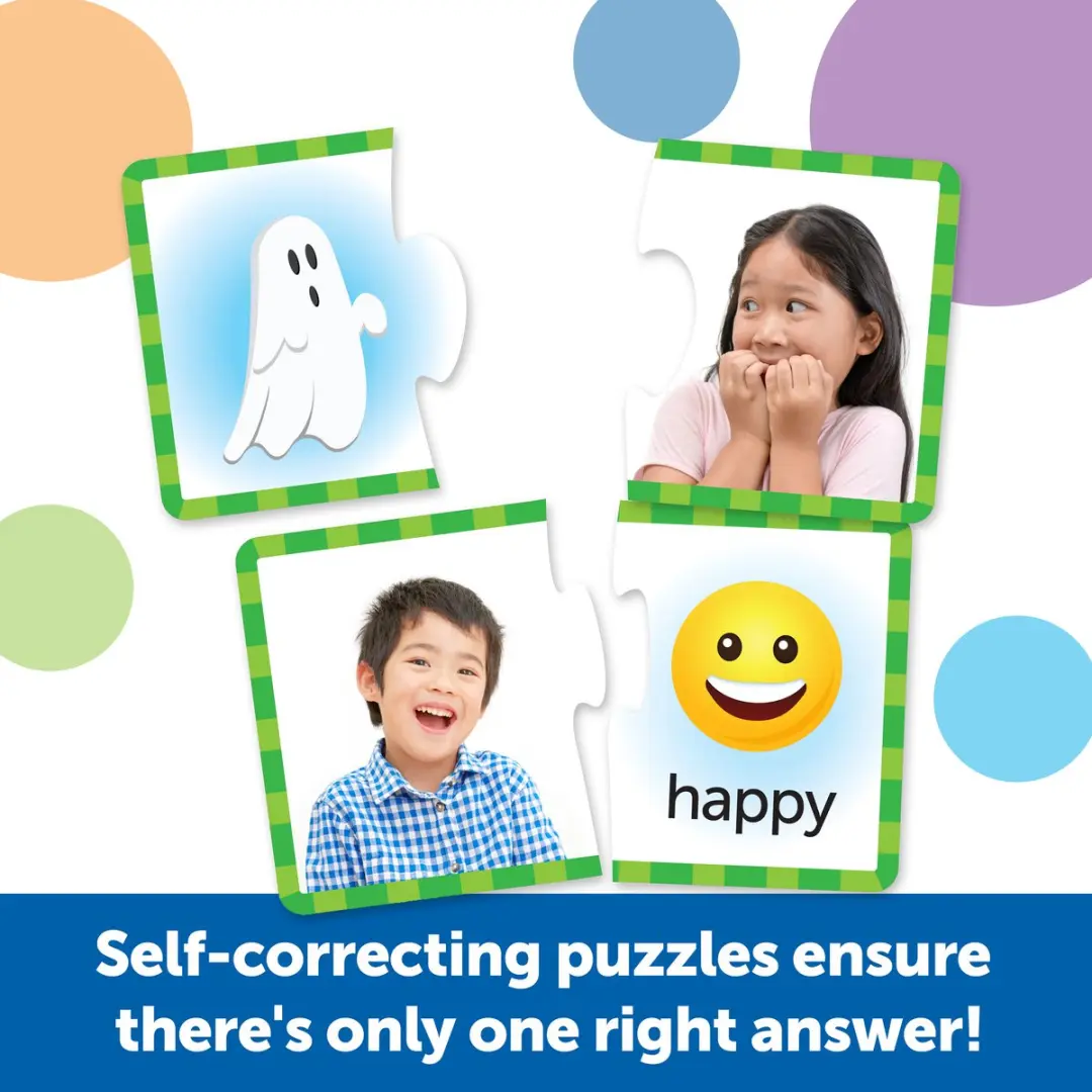 Learning Resources Puzzelkaarten Gevoelens & Emoties - 4+ - afbeelding 2 van 6
