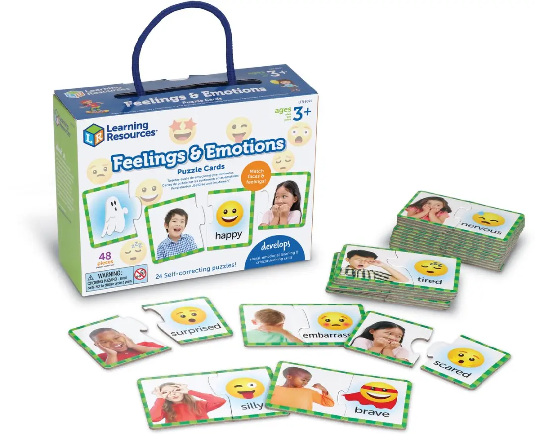 Learning Resources Puzzelkaarten Gevoelens & Emoties