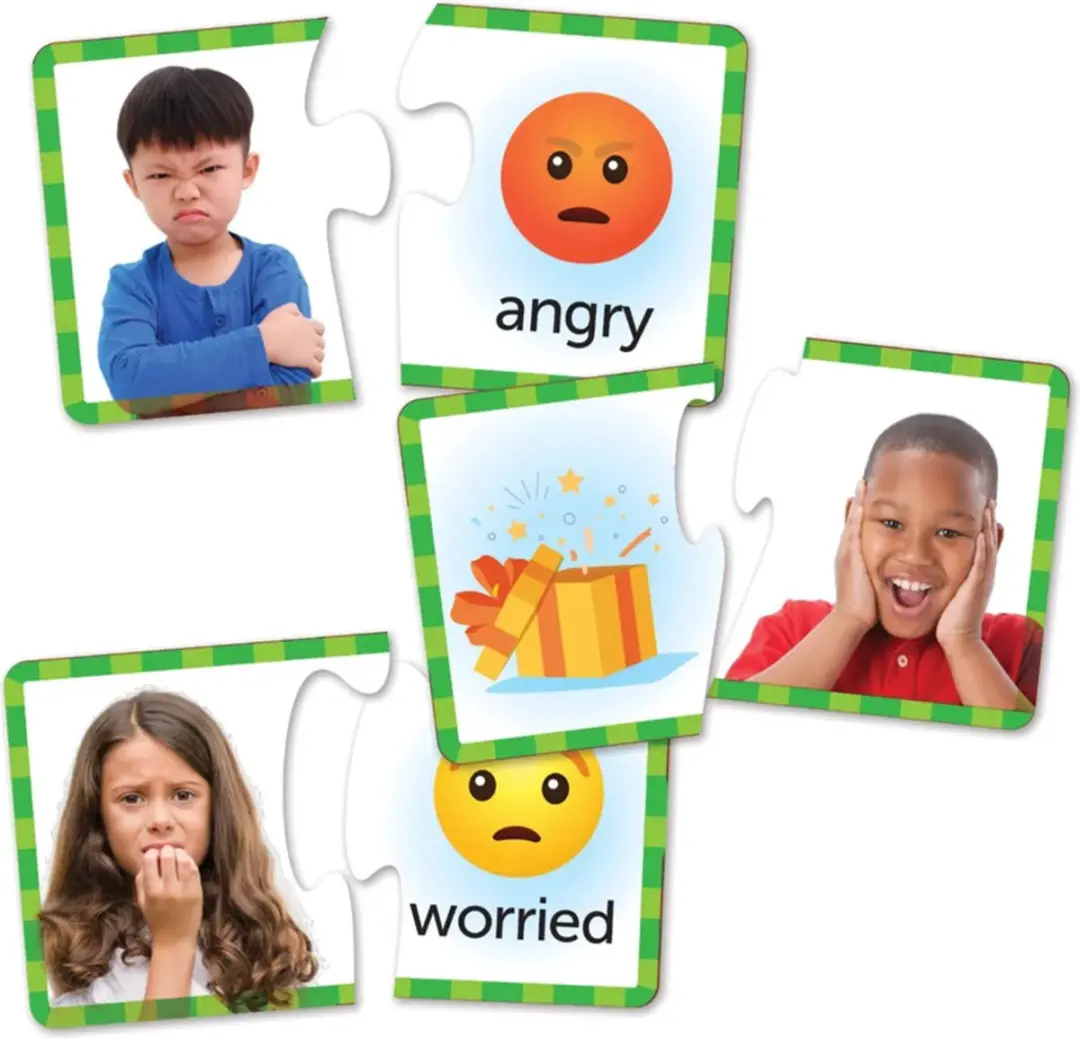 Learning Resources Puzzelkaarten Gevoelens & Emoties - 4+ - afbeelding 4 van 6