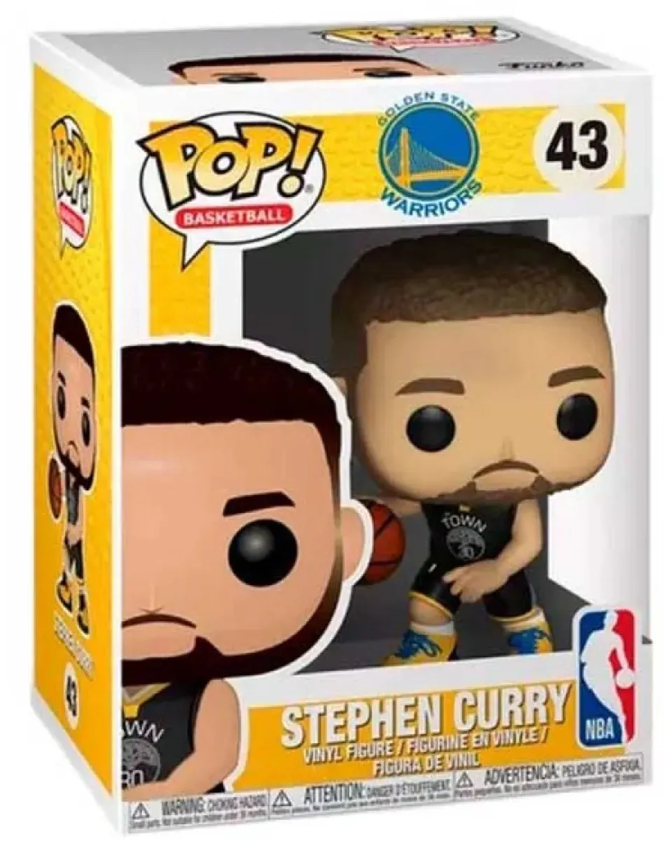 Funko POP! Stephen Curry #43 Warriors - 34449 - Multicolor