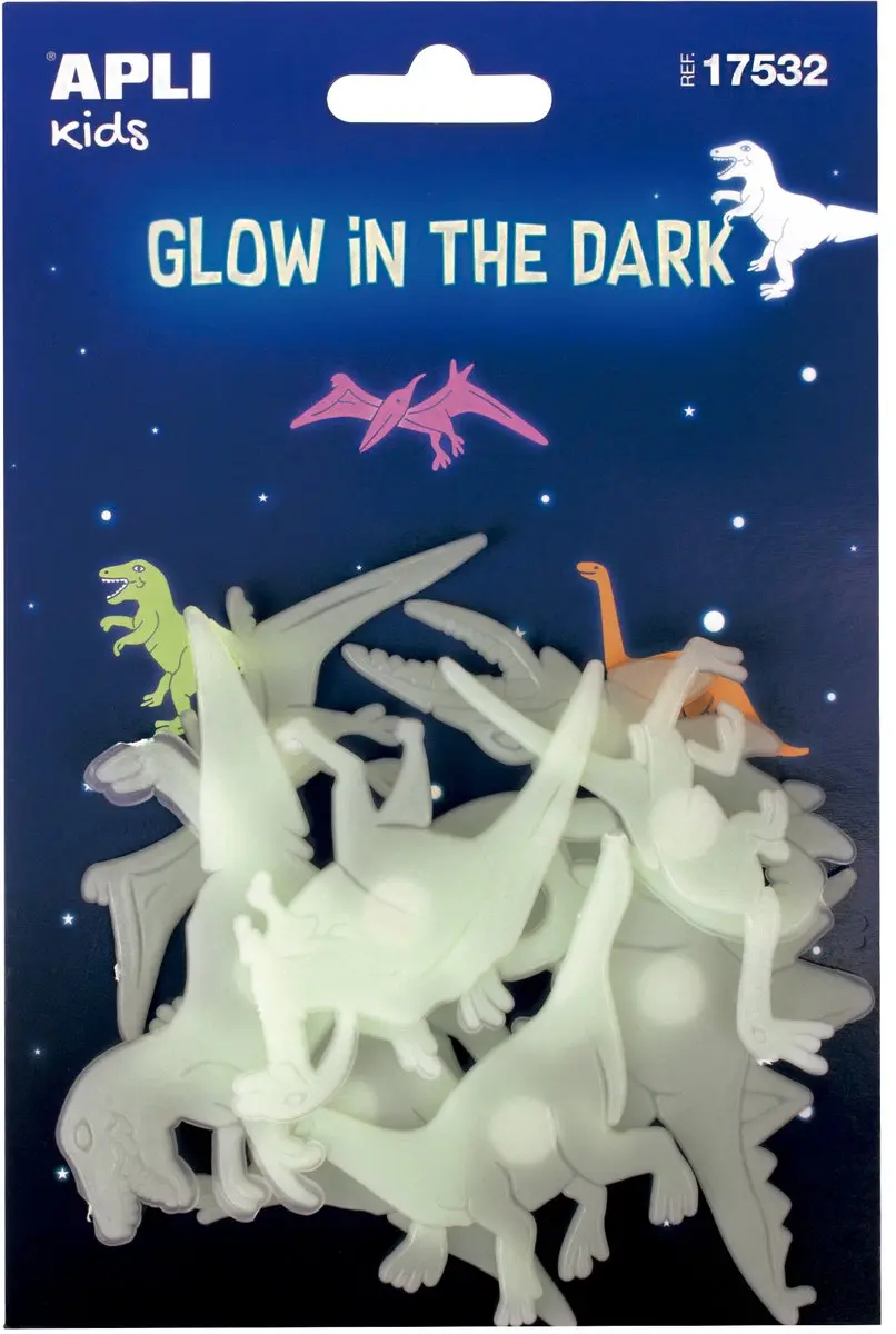 Apli Kids Glow-in-the-Dark Dino Stickers