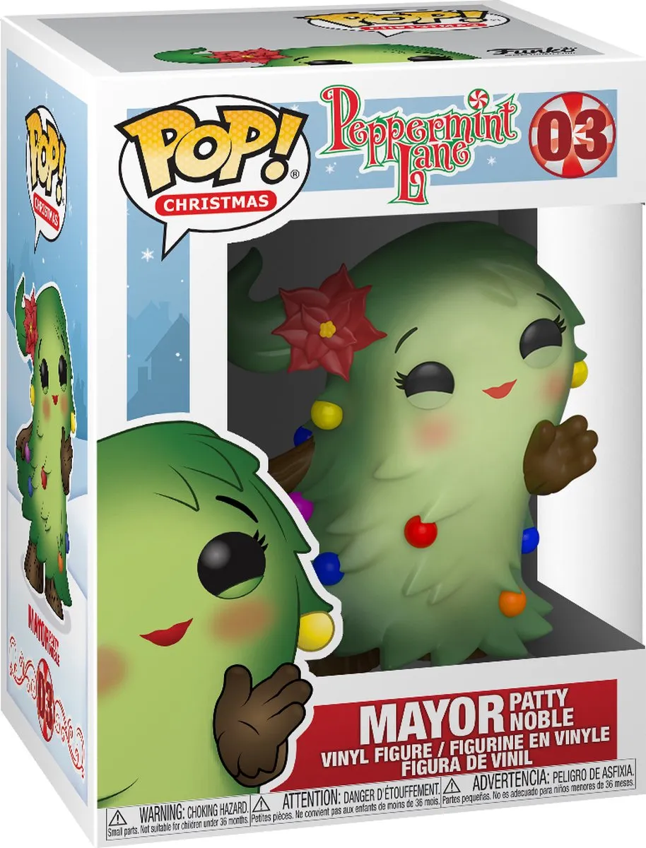 Funko Pop Peppermint Lane Mayor Patty Noble Vinyl Figure 44467 - Multicolor