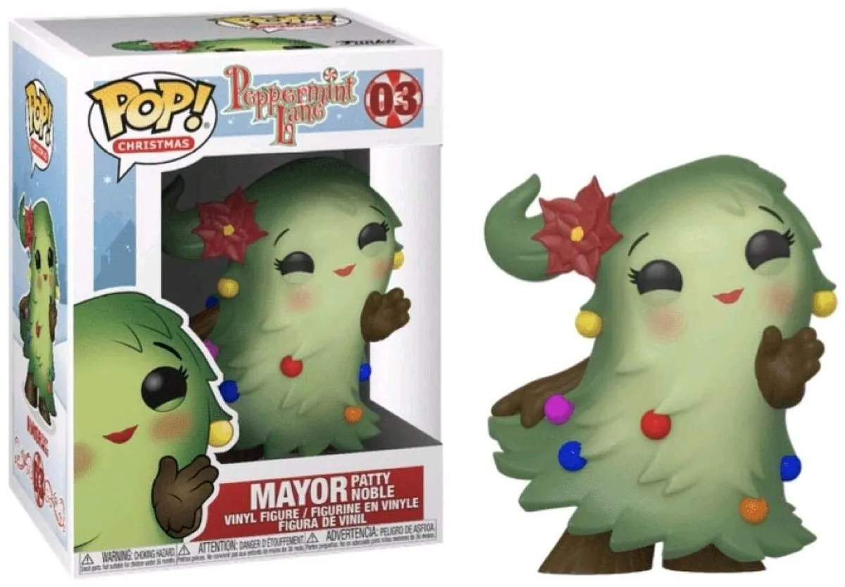 Funko Pop Peppermint Lane Mayor Patty Noble Vinyl Figure 44467 - Multicolor