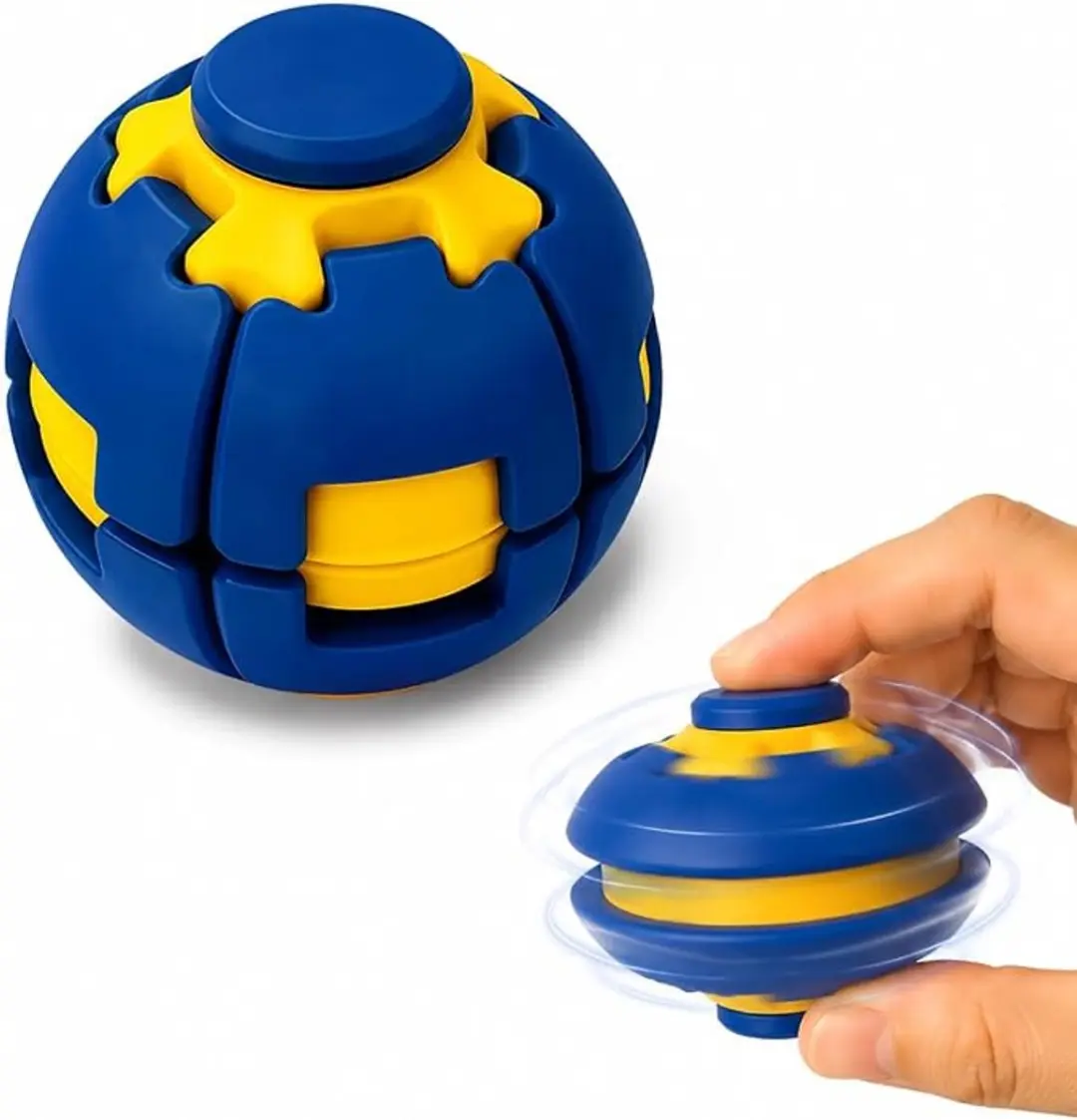 ECTEATOY Stressbal Fidget Spinner Bal 5.5cm
