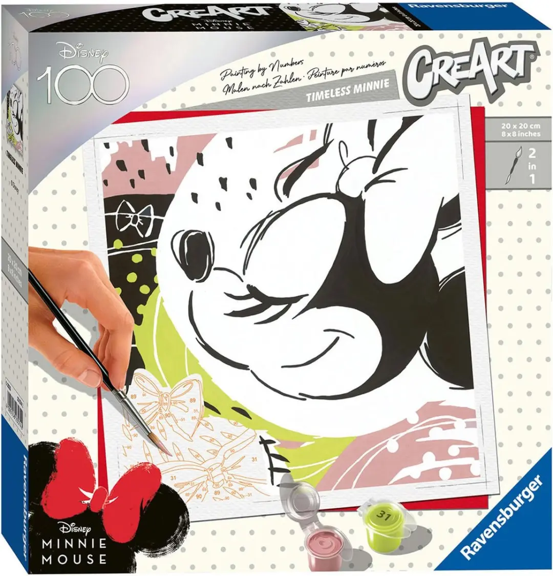 Ravensburger Minnie Mouse 1 D100 Schilderen op nummer - Multicolor