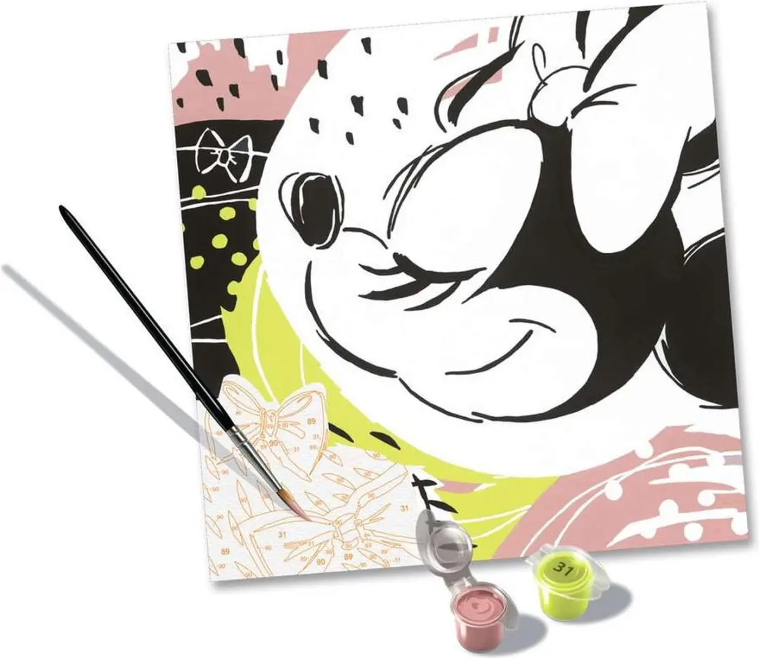 Ravensburger Minnie Mouse 1 D100 Schilderen op nummer - Multicolor