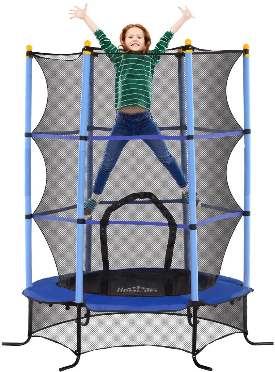 Homcom Kindentrampoline 163cm - Blauw