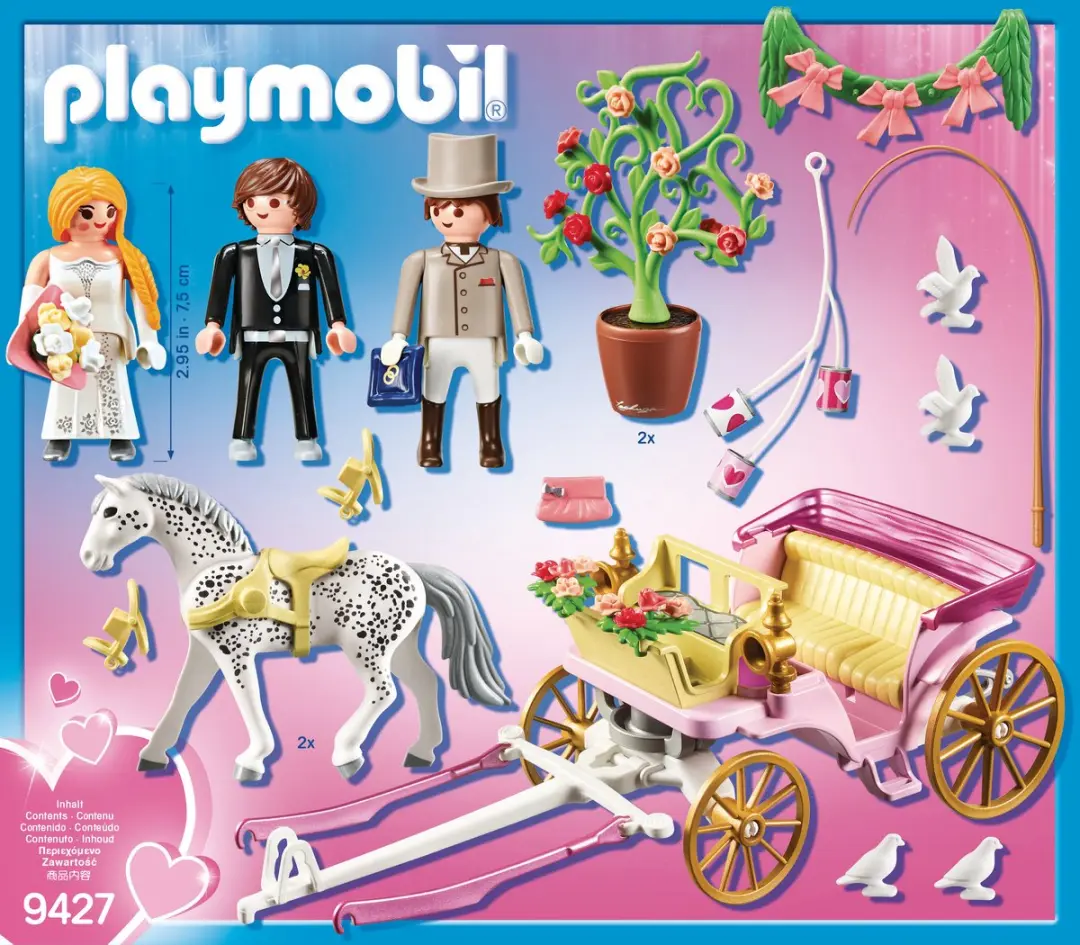 Playmobil Huwelijkskoets 9427 - afbeelding 2 van 6