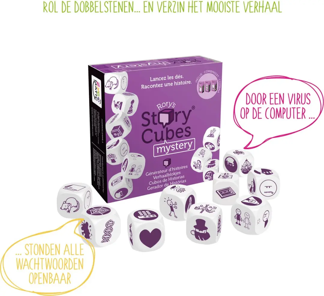 Zygomatic Rory's Story Cubes Mystery Dobbelspel