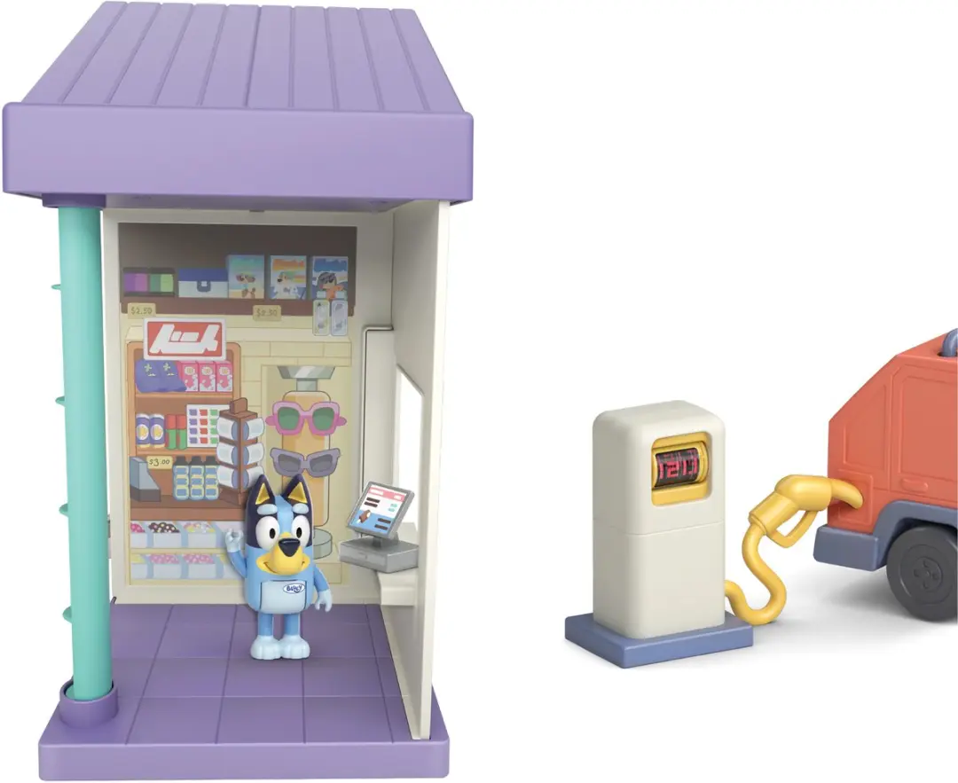 Moose Toys Bluey Autowasstraat Speelset - Multikleur