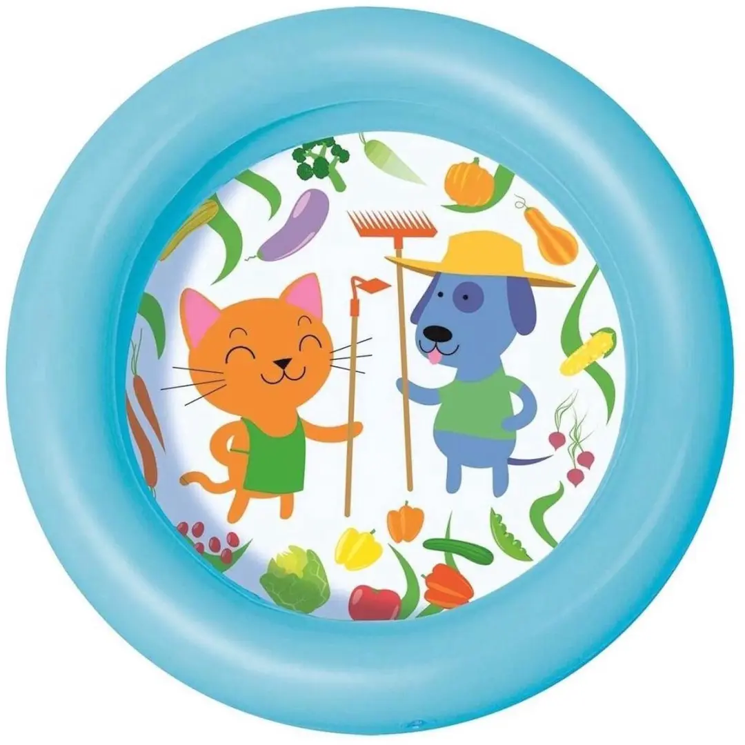 Bestway Babybadje Blauw - 61x15cm - 2 Ringen