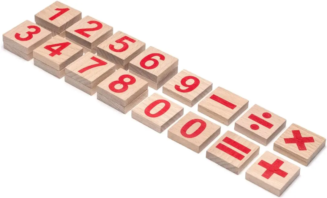 Small Foot Houten Teldoos - Montessori Rekenstokken - Multi