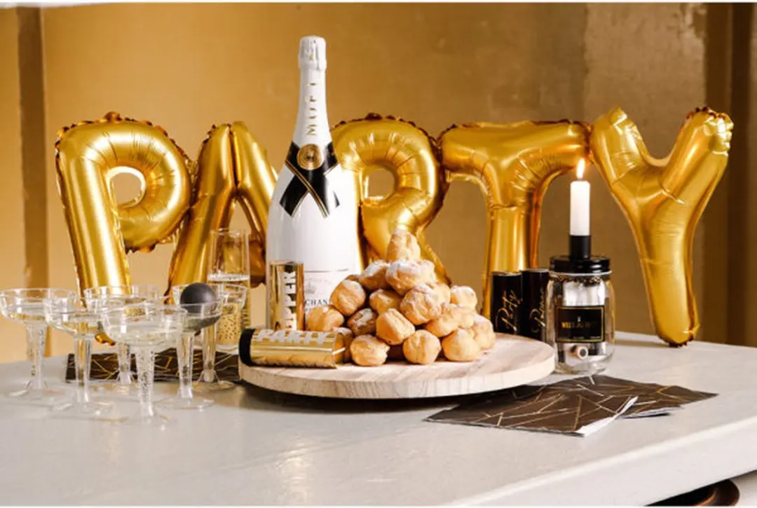 Senza Folie Ballon Party - Goud