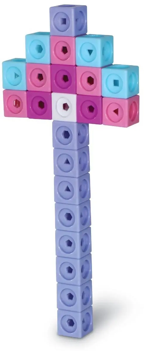 Learning Resources MathLink Cubes Fantasticals Rekenactiviteiten - 115 Stuks - LSP9331-UK