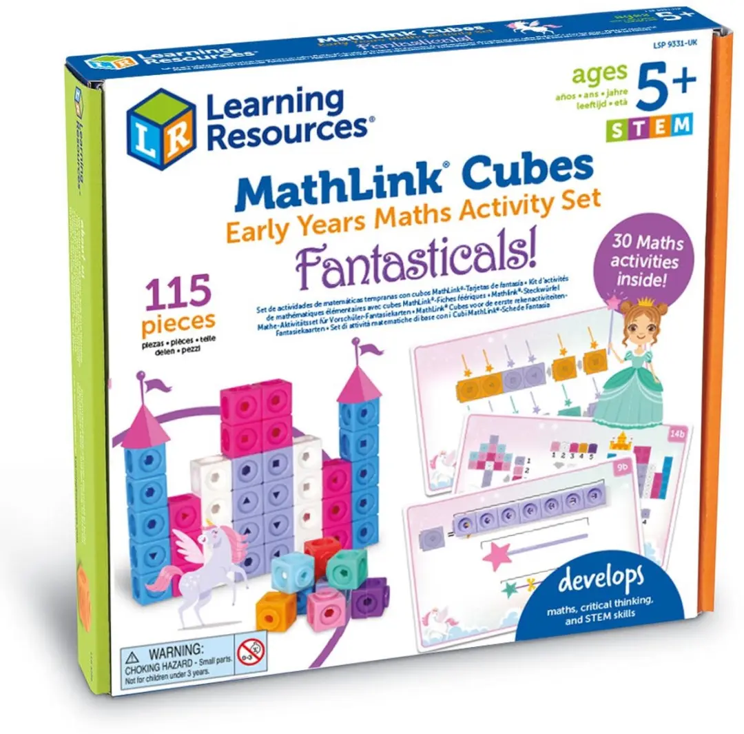 Learning Resources MathLink Cubes Fantasticals Rekenactiviteiten