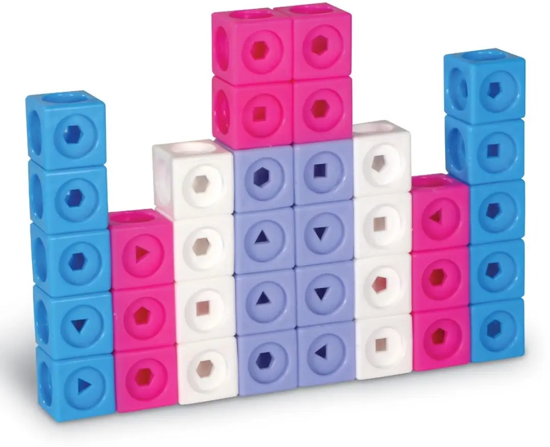 Learning Resources MathLink Cubes Fantasticals Rekenactiviteiten - 115 Stuks - LSP9331-UK
