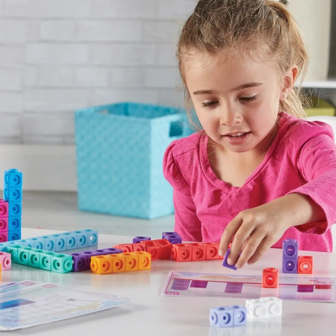 Learning Resources MathLink Cubes Fantasticals Rekenactiviteiten - 115 Stuks - LSP9331-UK