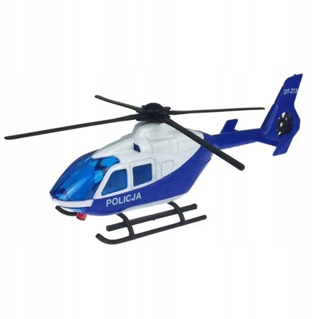 Dickie Toys SOS-Voertuigenset Politie Brandweer Helikopter - Blauw Rood Wit Zilver - afbeelding 2 van 5