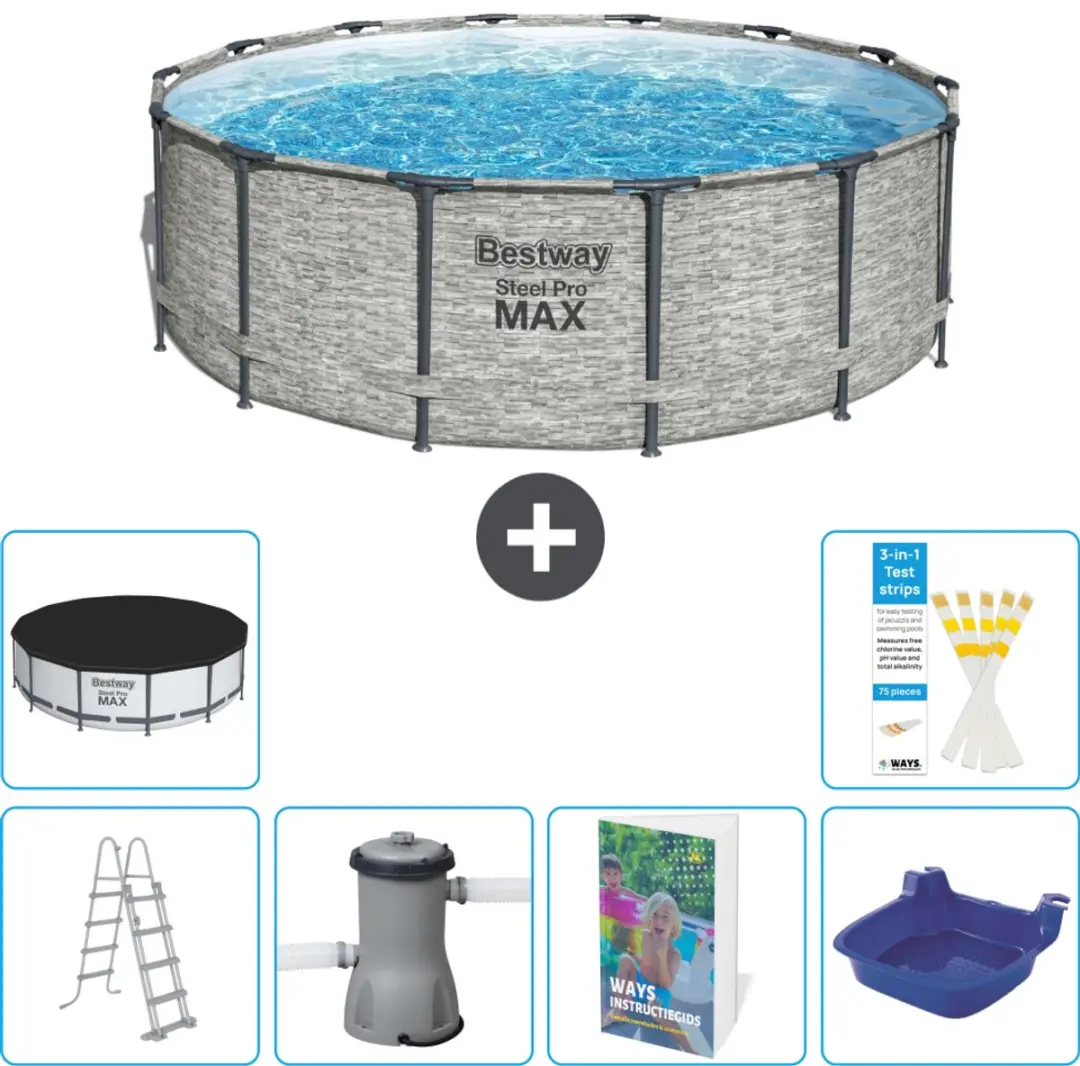 Bestway Steel Pro MAX Zwembad 427x122cm